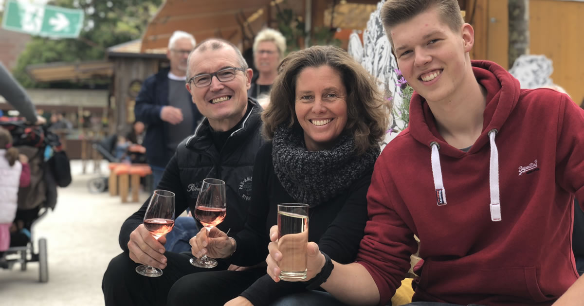 Familie Michel bei den Mainzer Weintagen